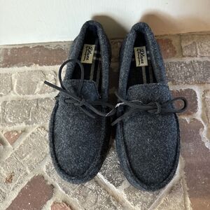 Men's‎ Slippers Dluxe by Dearfoams Jacoby Moccasin Charcoal Gray M 9-10 Loafers